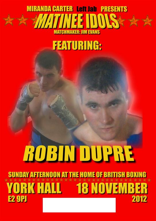 Robin Dupre Matinee Idols poster
